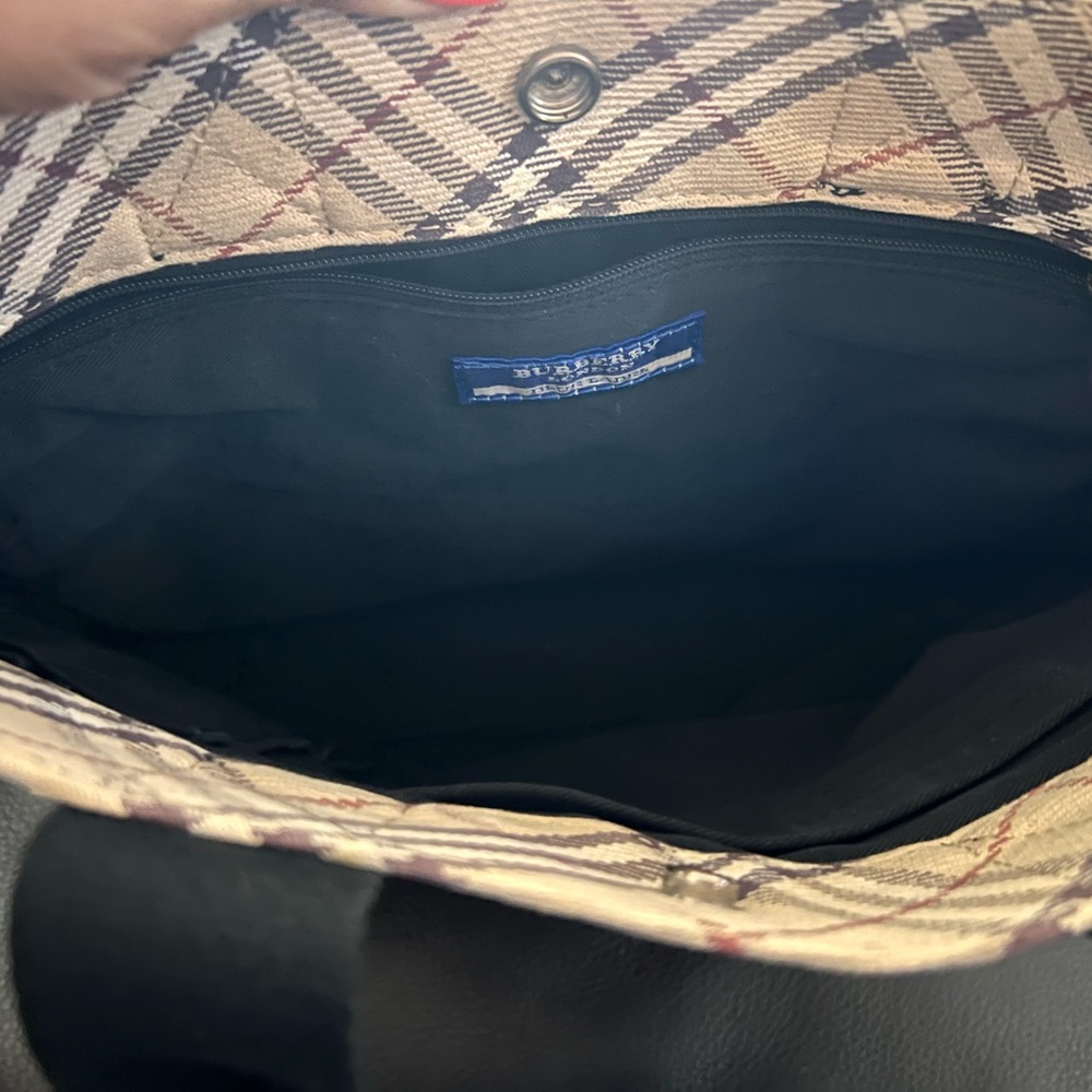 Burberry Blue Label Check Tote Bag-COA included - Picture 3 of 16